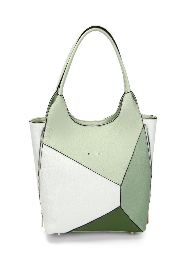 Metro Oriane Top-Handle Sling Bag Green Alvène HOBO Handbag(66-748) - Image 1